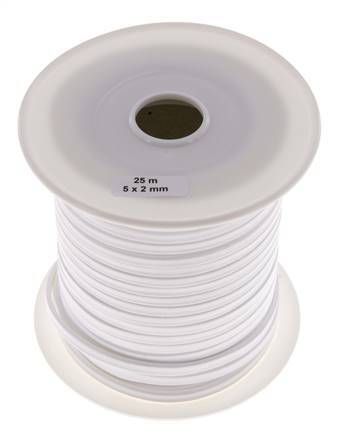 cinta de sellado facial de PTFE 5x2 mm 25 m