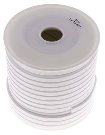 cinta de sellado facial de PTFE 7x2,5 mm 25 m