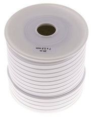 cinta de sellado facial de PTFE 7x2,5 mm 25 m