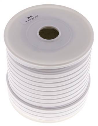 cinta de sellado facial de PTFE 7x2,5 mm 25 m