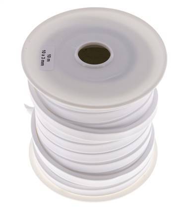 10x3 mm Cinta de sellado facial de PTFE 10 m