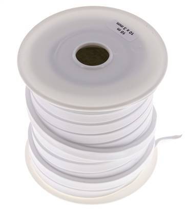 10x3 mm Cinta de sellado facial de PTFE 10 m