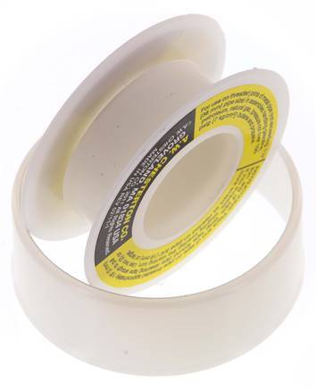 Cinta de sellado de roscas PTFE de muy alta densidad 4,6m