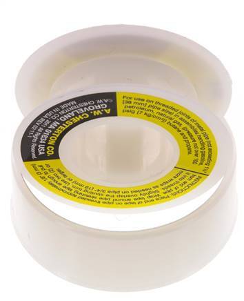 Cinta de sellado de roscas PTFE de muy alta densidad 4,6m