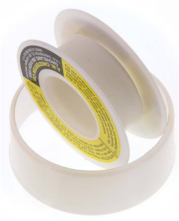 Cinta de sellado de roscas PTFE de muy alta densidad 4,6m
