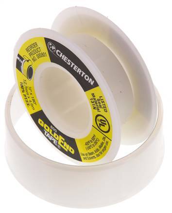 Cinta de sellado de roscas PTFE de muy alta densidad 4,6m