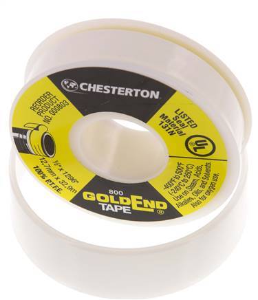 Cinta de sellado de roscas PTFE de muy alta densidad 32,9 m
