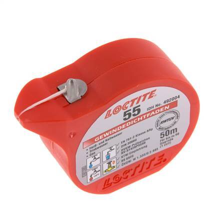 Fibra de sellado de roscas Loctite Polyamide 50m