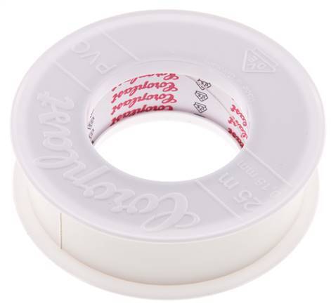 Cinta aislante eléctrica probada por VDE 25mm/25m Blanco