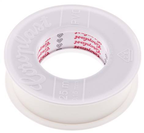 Cinta aislante eléctrica probada por VDE 25mm/25m Blanco