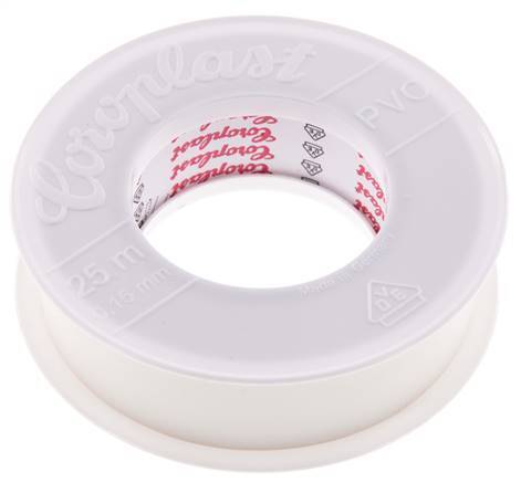 Cinta aislante eléctrica probada por VDE 25mm/25m Blanco