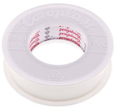 Cinta aislante eléctrica probada por VDE 25mm/25m Blanco