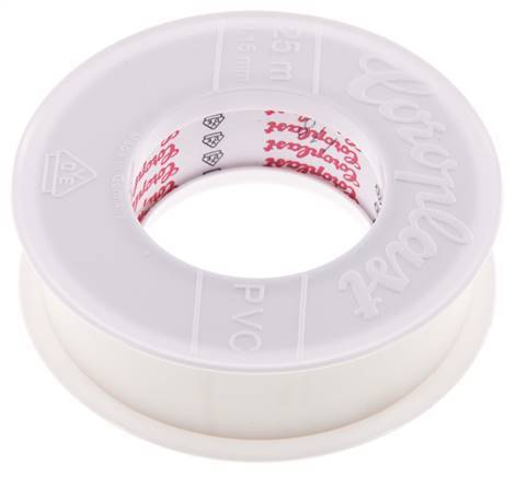 Cinta aislante eléctrica probada por VDE 25mm/25m Blanco