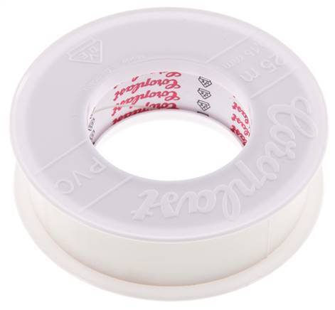 Cinta aislante eléctrica probada por VDE 25mm/25m Blanco