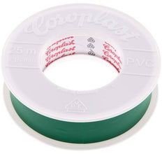 Cinta aislante eléctrica probada por VDE 25mm/25m Verde