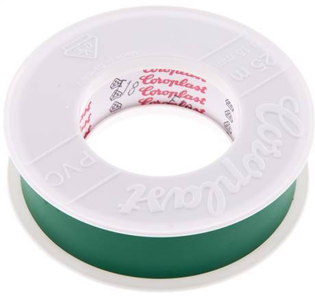 Cinta aislante eléctrica probada por VDE 25mm/25m Verde
