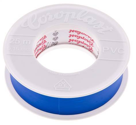 Cinta aislante eléctrica probada por VDE 25mm/25m Azul