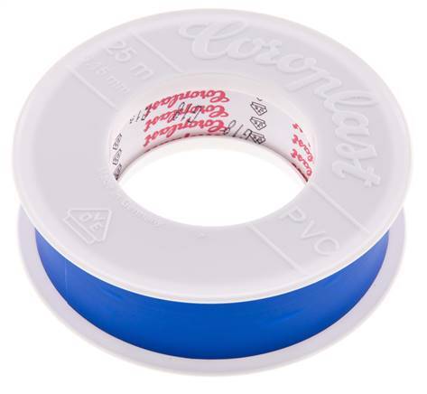 Cinta aislante eléctrica probada por VDE 25mm/25m Azul