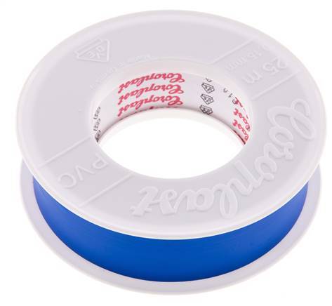 Cinta aislante eléctrica probada por VDE 25mm/25m Azul