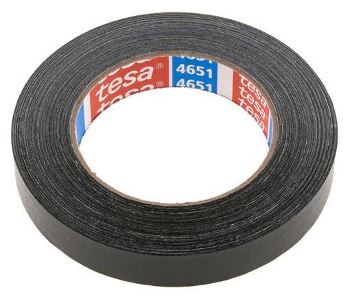 Cinta adhesiva industrial 19mm/25m Negro
