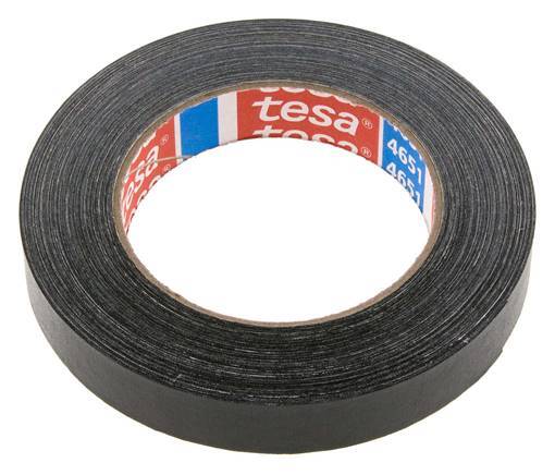Cinta adhesiva industrial 19mm/25m Negro