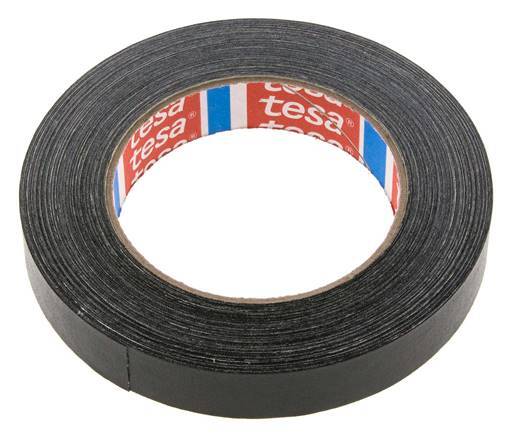 Cinta adhesiva industrial 19mm/25m Negro