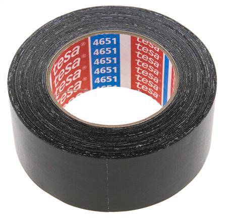 Cinta adhesiva industrial 50mm/25m Negro