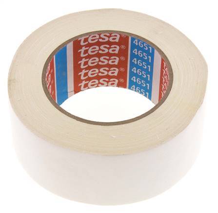 Cinta adhesiva industrial 50mm/25m Blanco