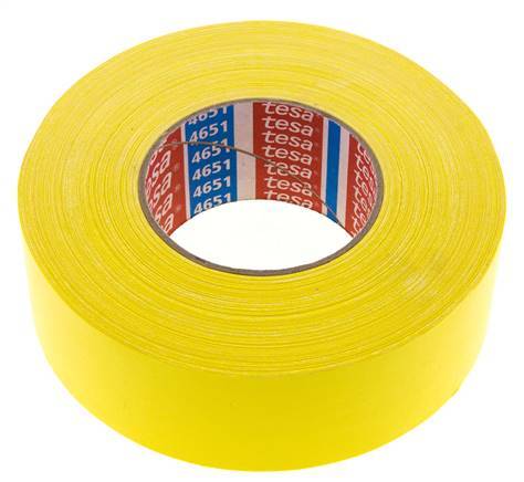 Cinta adhesiva industrial 50mm/50m Amarillo