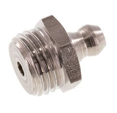 Engrasador hidráulico recto acero inoxidable R 1/4 pulgadas DIN 71412