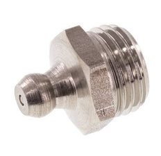 Engrasador hidráulico recto acero inoxidable R 1/4 pulgadas DIN 71412