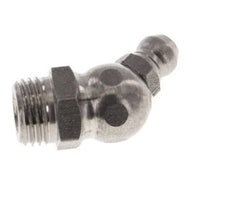 Engrasador hidráulico acodado Acero inoxidable M10x1 DIN 71412