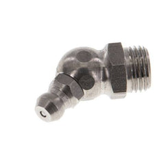 Engrasador hidráulico acodado Acero inoxidable M10x1 DIN 71412