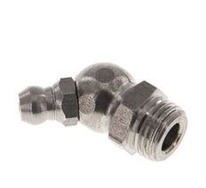 Engrasador hidráulico acodado Acero inoxidable M10x1 DIN 71412