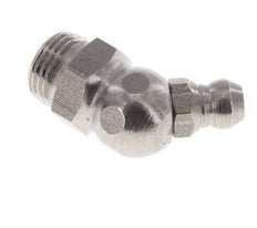 Engrasador hidráulico acodado Acero inoxidable R 1/8 pulgadas DIN 71412