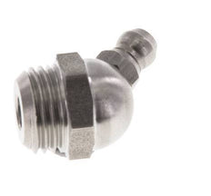 Engrasador hidráulico acodado Acero inoxidable R 1/4 pulgadas DIN 71412