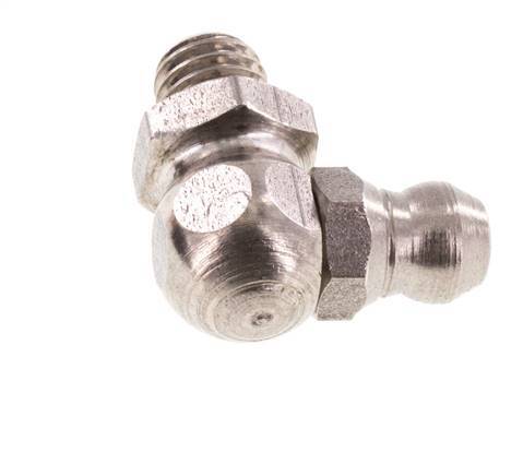 Engrasador hidráulico en ángulo recto Acero inoxidable M6x1 DIN 71412
