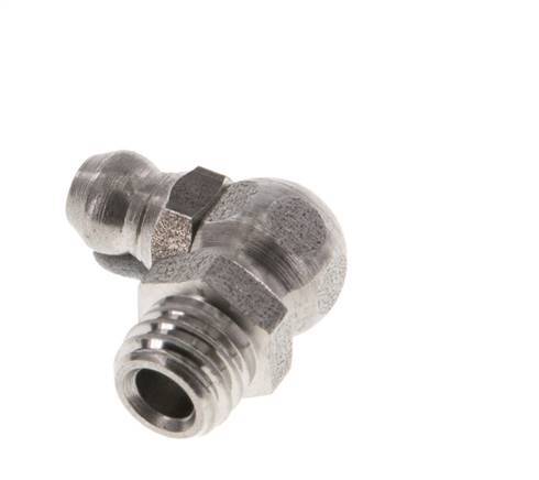 Engrasador hidráulico en ángulo recto Acero inoxidable M8x1,25 DIN 71412