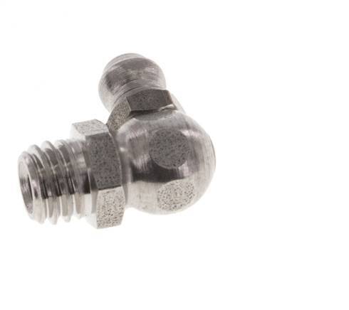 Engrasador hidráulico en ángulo recto Acero inoxidable M8x1,25 DIN 71412
