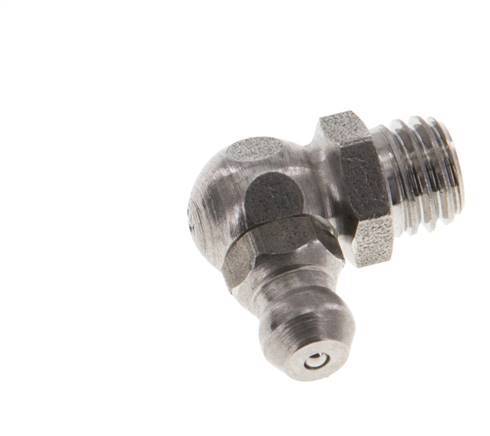 Engrasador hidráulico en ángulo recto Acero inoxidable M8x1,25 DIN 71412