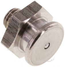 Engrasador plano con cabeza de 16 mm de acero inoxidable M8x1,25 DIN 3404