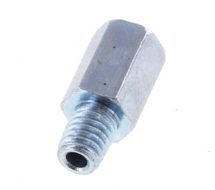 Prolongación de la boquilla de engrase M6x1 de acero macho/hembra 16mm [2 piezas]