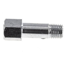 Extensión de la boquilla de engrase M8x1 de acero macho/hembra 28mm