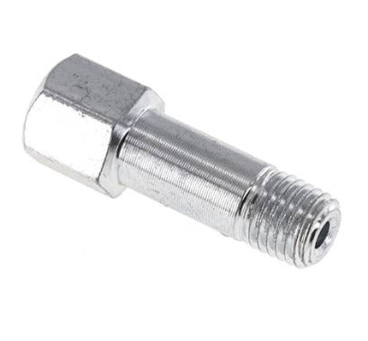 Extensión de la boquilla de engrase M8x1 de acero macho/hembra 28mm
