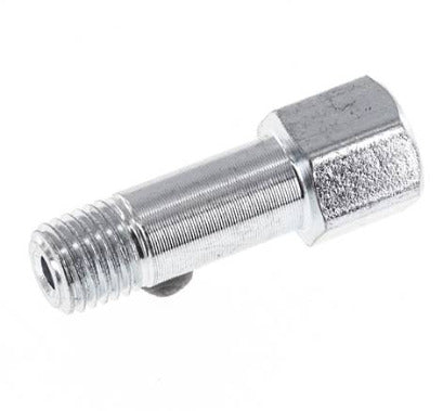Extensión de la boquilla de engrase M8x1 de acero macho/hembra 28mm