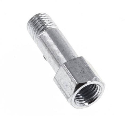 Extensión de la boquilla de engrase M8x1 de acero macho/hembra 28mm
