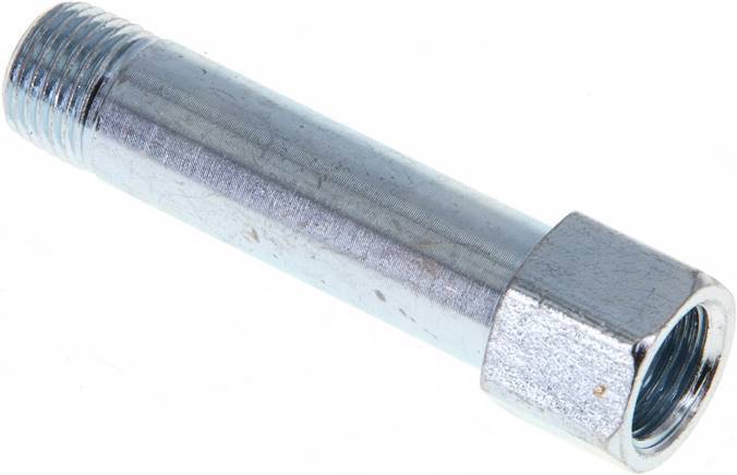 Extensión de la boquilla de engrase M10x1 de acero macho/hembra 46mm