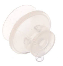 Ventosa de Fuelle 20mm Silicona Transparente Recorrido 9mm