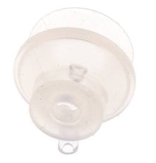 Ventosa de Fuelle 20mm Silicona Transparente Recorrido 9mm