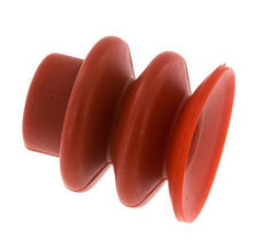 Ventosa de Fuelle Silicona Roja 30mm Recorrido 13mm